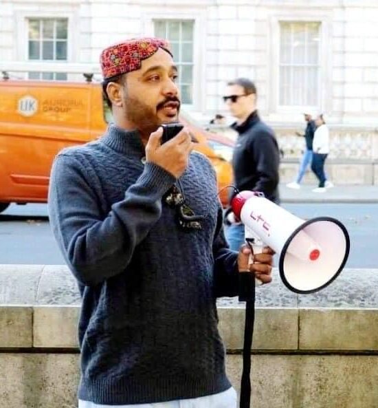 At the Pashtun Jirga London | PTM Program, JSFM Chairman Sohail Abro delivered a powerful speech, calling for unity among oppressed nations and a peaceful, democratic struggle for rights, dignity, and self-determination for Sindh, Balochistan, and Pashtunkhwa.