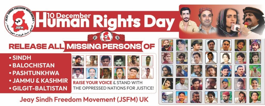 Release All Missing Persons of Sindh, Balochistan, Pastunkhwa