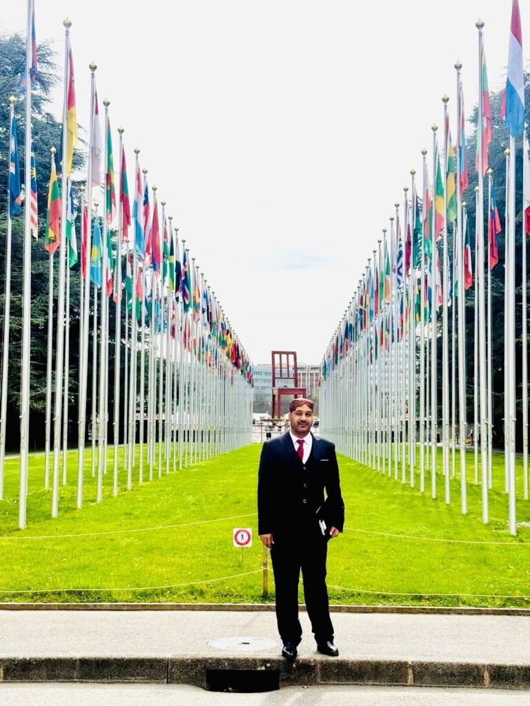 Sohail Abro, Chairman JSFM today on Tuesday 17 March 2026 presented intervention in the 61th session of UN Human Rights Council in Geneva Switzerlands: He highlighted enforced disappearances, extrajudicial killings, of Sindhi Baloch, Pushtoons and others and UN supervised refrendum in Sindh for Freedom.